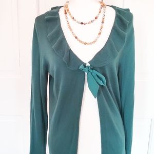 Dark Turquoise Cardigan - J.Jill